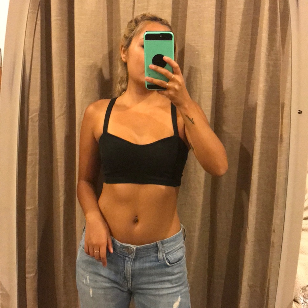 Brandy Melville crop top bra